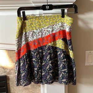 Ramy Brook | Blue Printed Mini Skirt